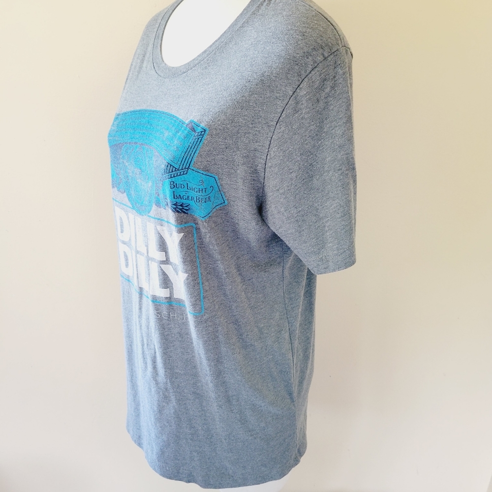 Brew City gray Bud Light tee size large - Picture 5 of 8